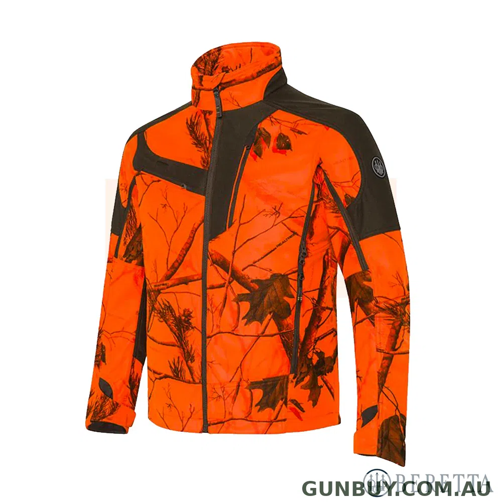 Beretta Matajur Windblock Jacket Realtree Camo Orange