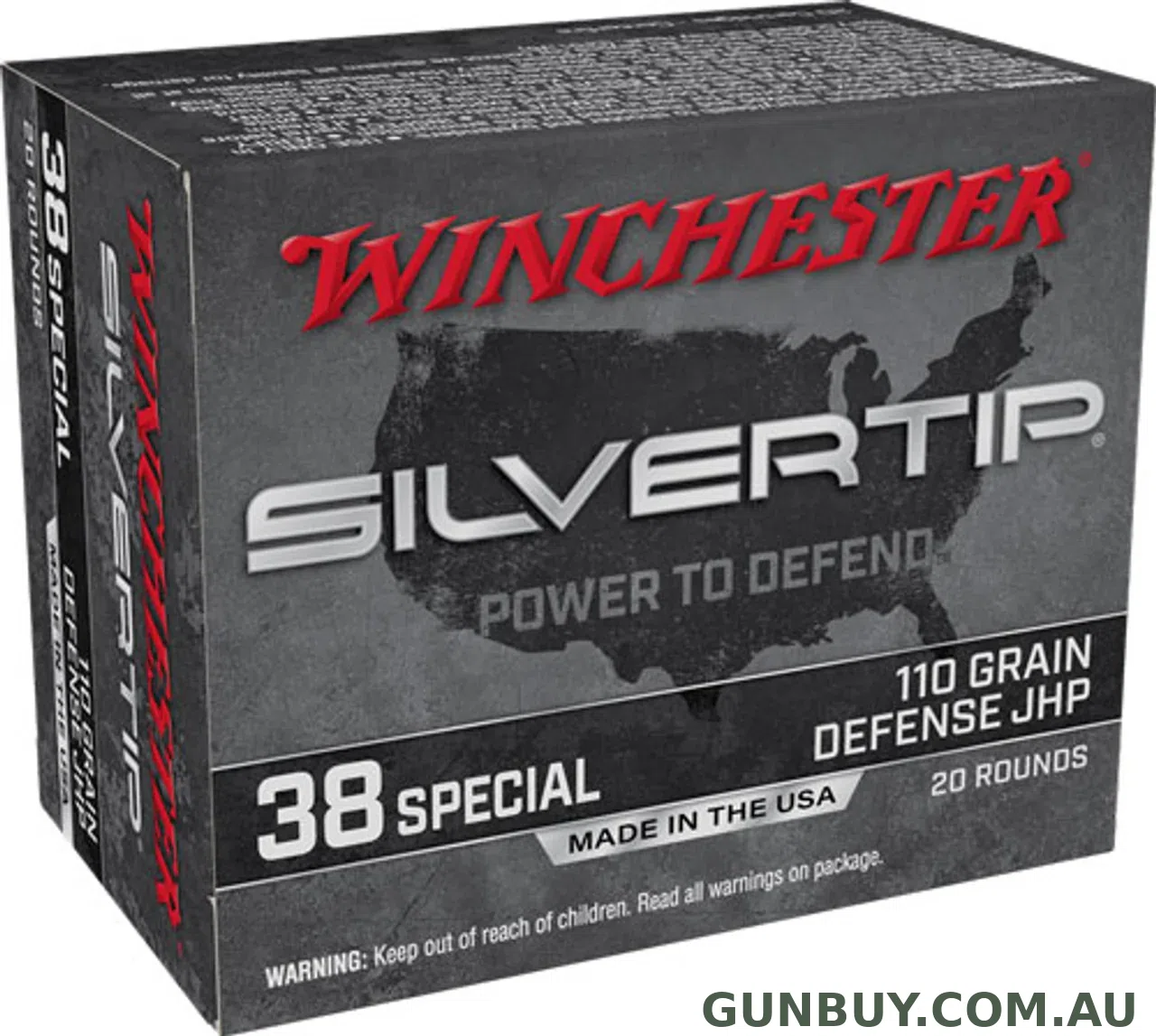 Winchester 38spl 110gr SILVER TIP W38ST