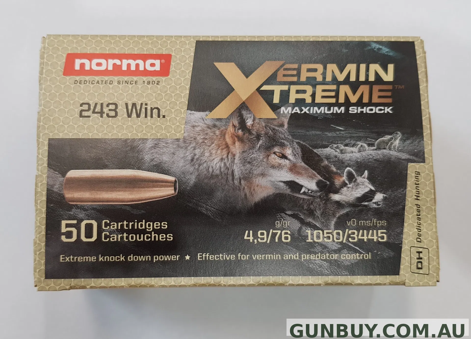 Norma 243 76 HP VERMIN 20160542 - 243 Winchester