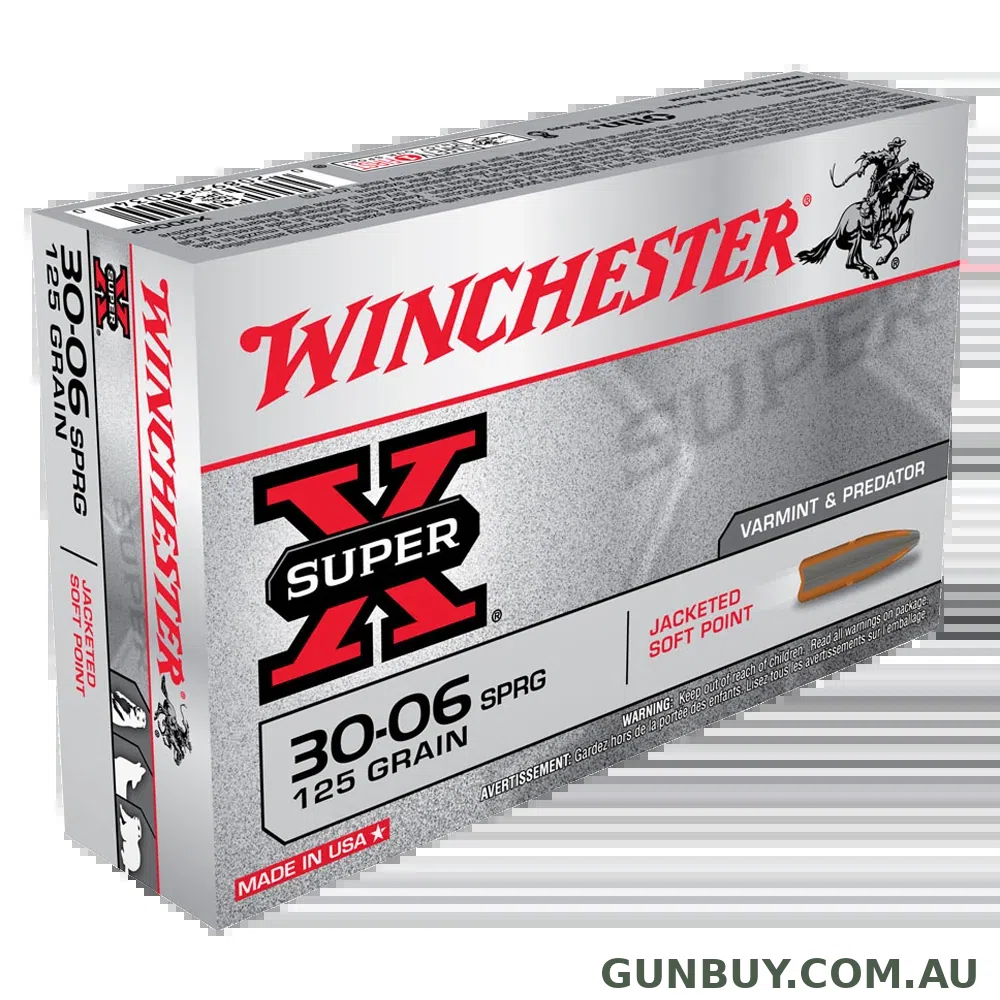 Winchester 30-06 JSP 125gr 3140FPS - 30-06 Springfield