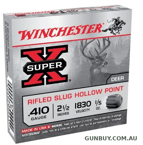 Winchester Super X 410 1/5 oz Rifled Slug 1830FPS