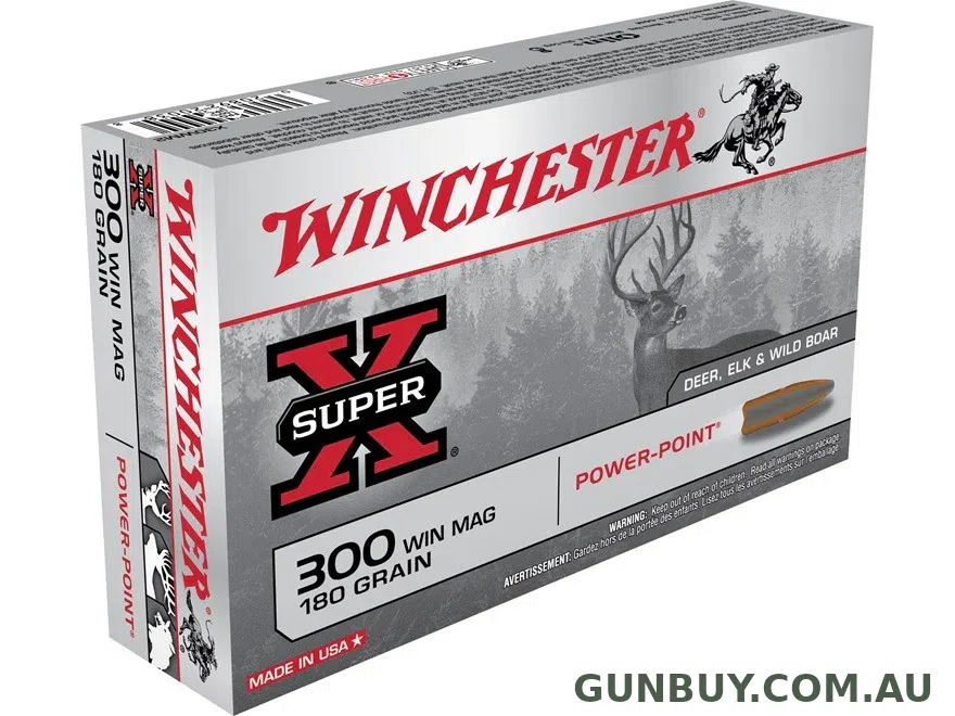 Winchester 300 Win Mag SP 180gr 2960FPS