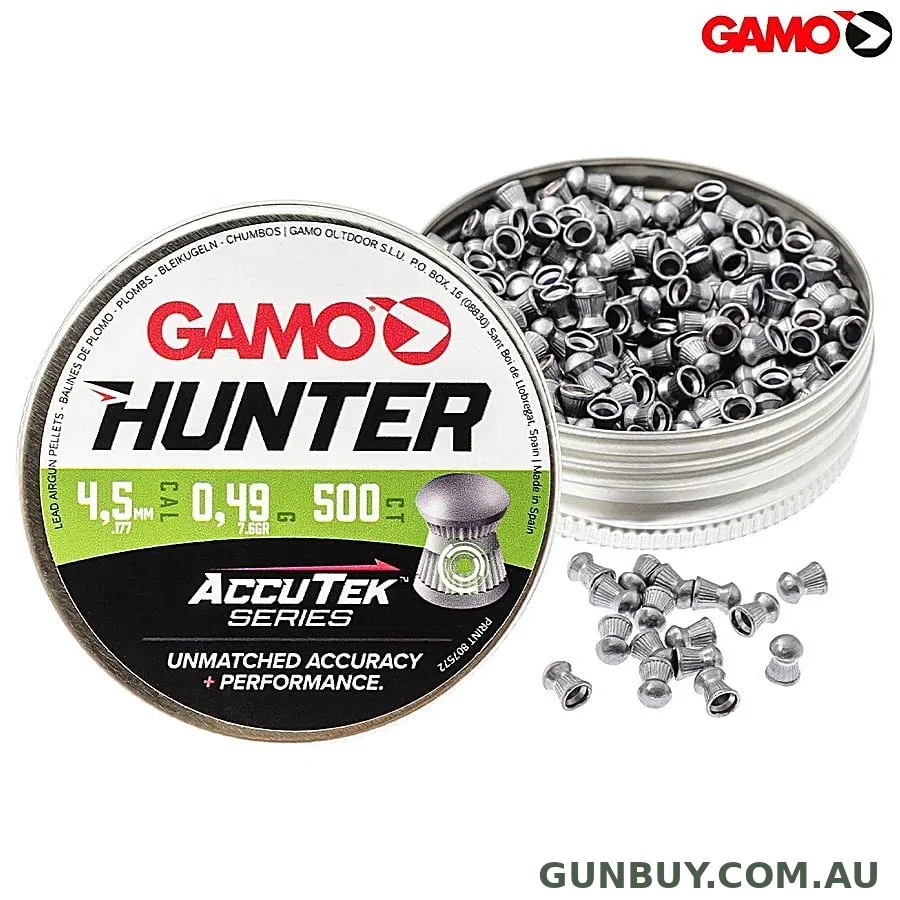 Gamo 177 Hunter 7.6gr Accutek GAHP177