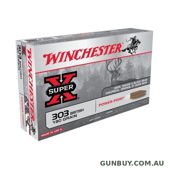 Winchester 303 Brit SP 180gr 2460FPS