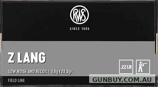RWS Z Lang Subsonic 29.3gr LRN 770fps