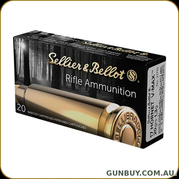 Sellier & Bellot 17 Hornet 20gr VMAX V341112