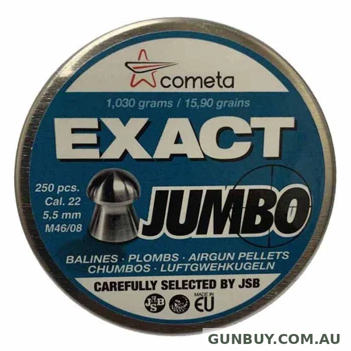 JSB Exact Jumbo Airgun Pellets .22 Jumbo