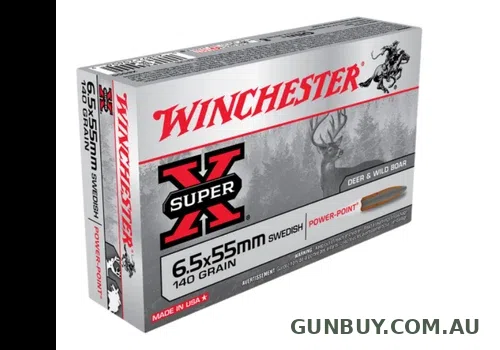 Winchester 6.5x55 SP 140gr 2550FPS