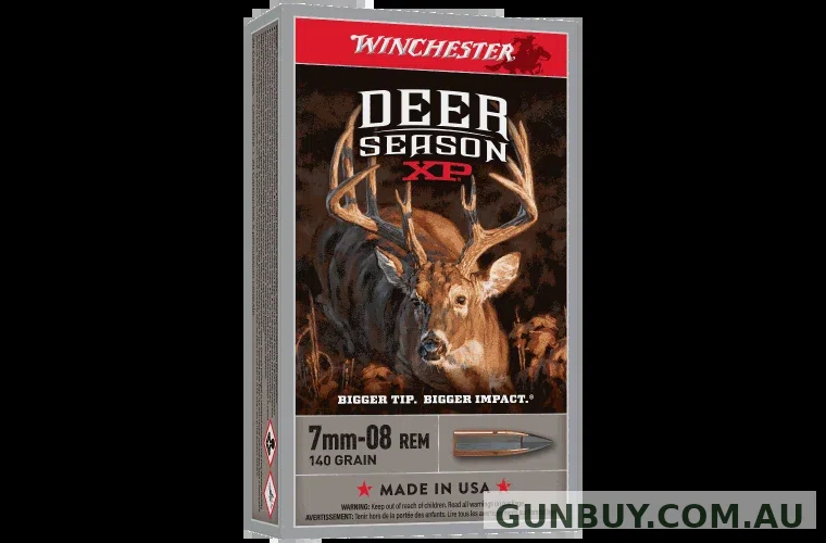 Winchester 7mm-08 XP 140gr 2800FPS - 7.08mm Calibre