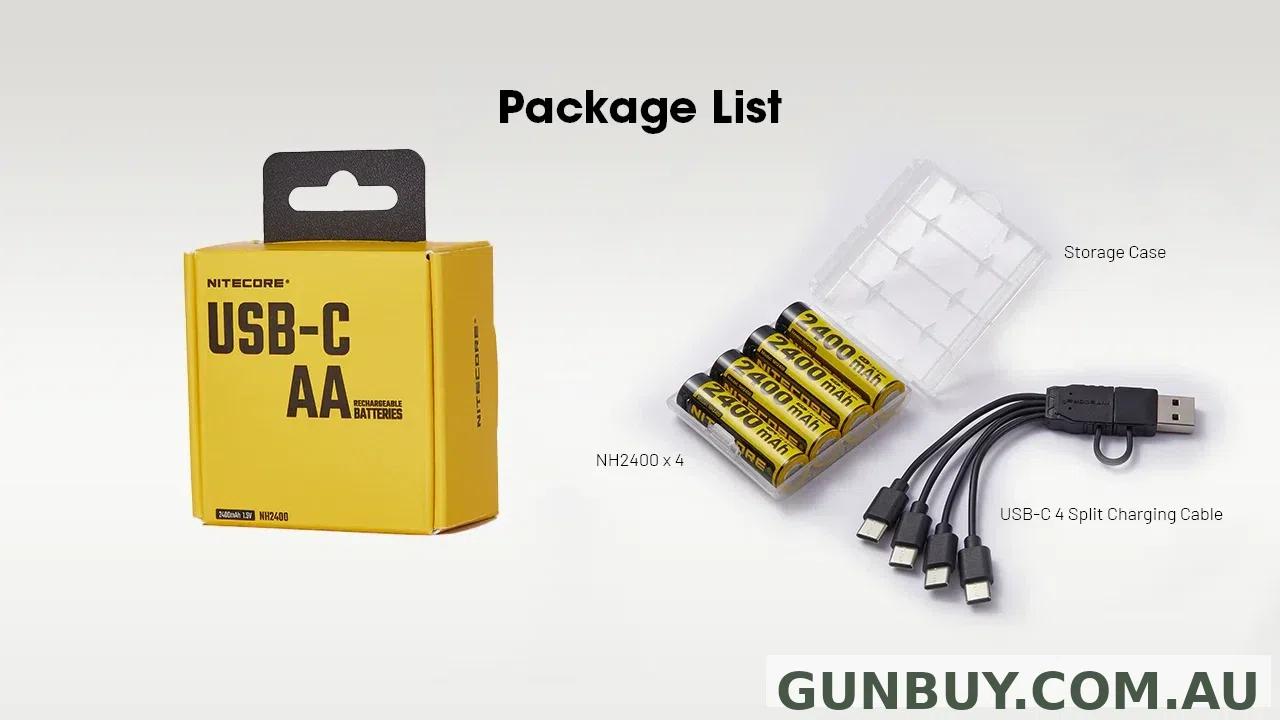 Nitecore AA BATTERIES NH2400 - Aa
