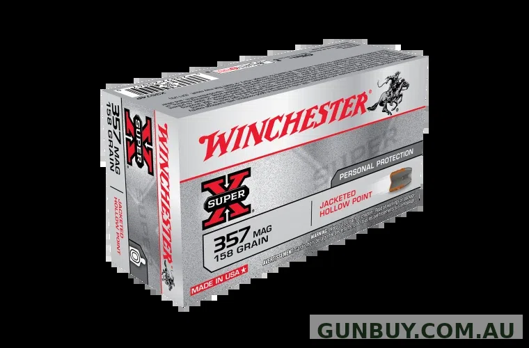 Winchester Super-X Jacketed HP 158gr 1235fps