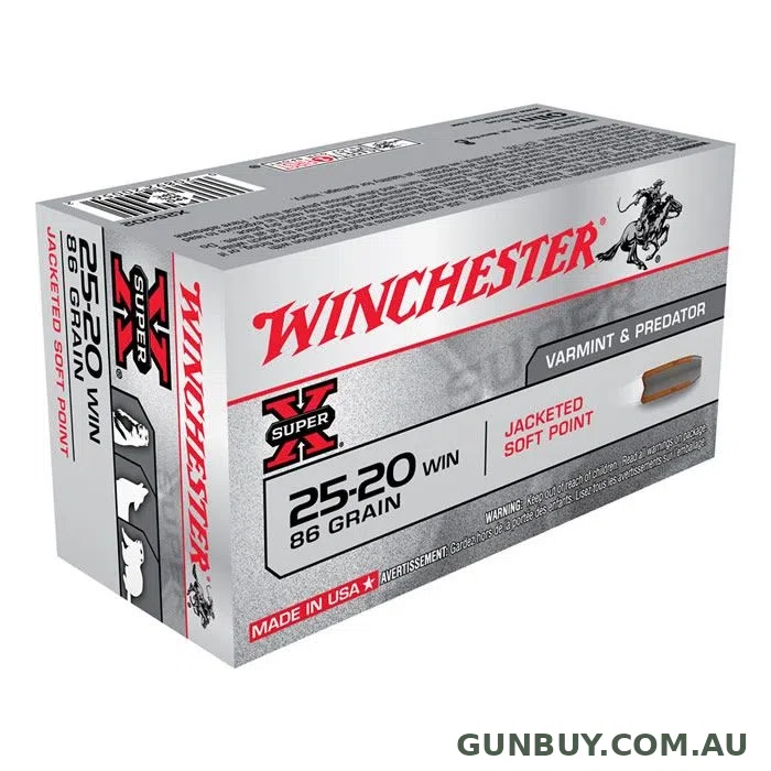 Winchester 25-20 86 SP 50 X25202