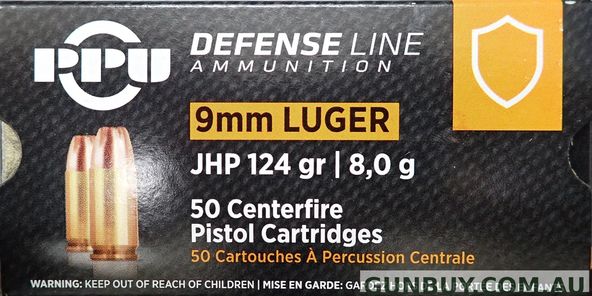 PPU 9mm 124 JHP HH9C