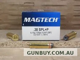 Magtech 38spl +P 125 SJHP MAG38F