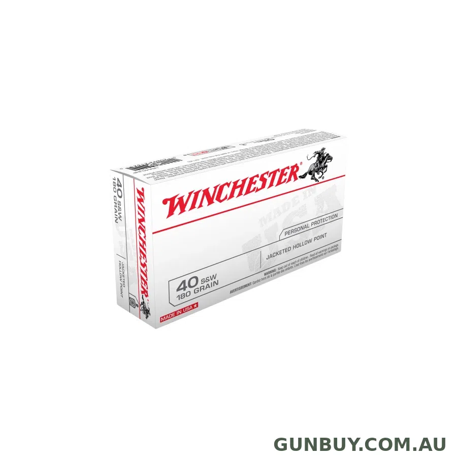 Winchester 40 S&W 180JHP USA40JHP