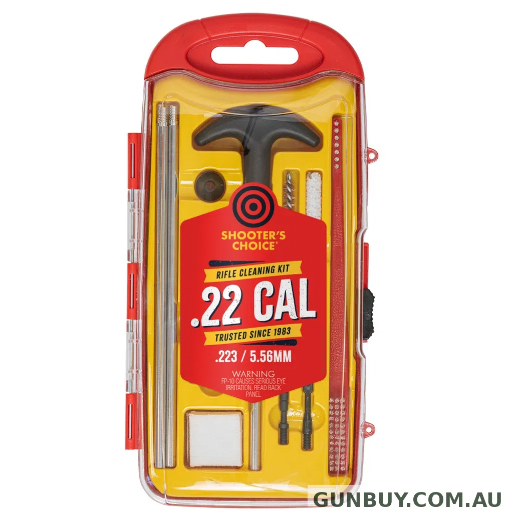 Shooters Choice .22cal rifle cleaning kit