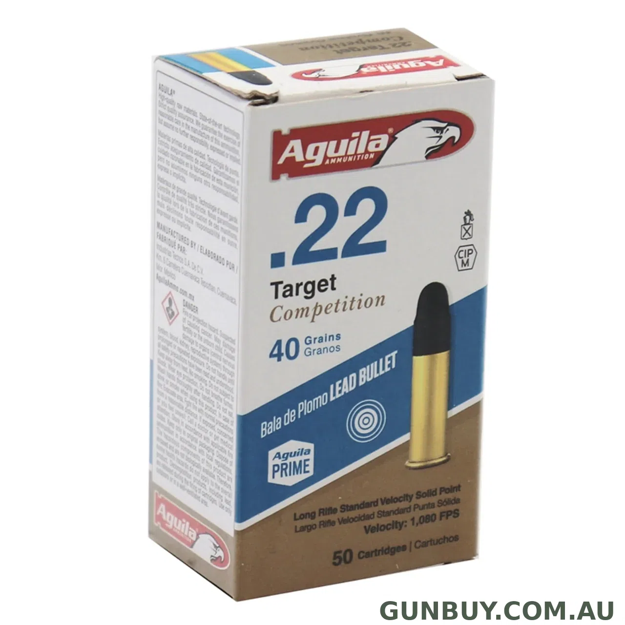 Aguila Target Competition 40gr SP 1080fps - 22 LR