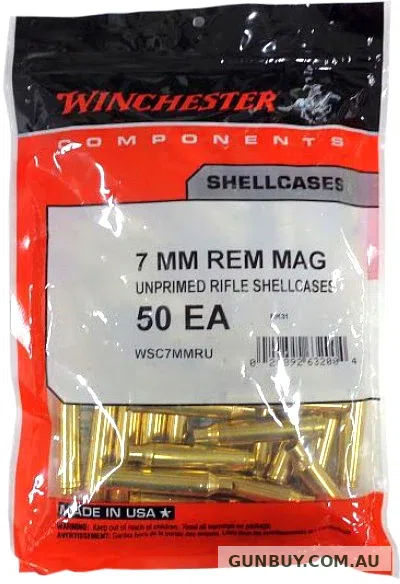 Winchester 7MM RM BRASS WSC7MMRU