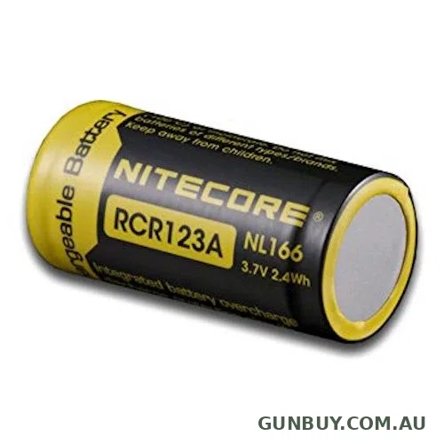 Nitecore BATTERY RCR123 650 MAH NL166