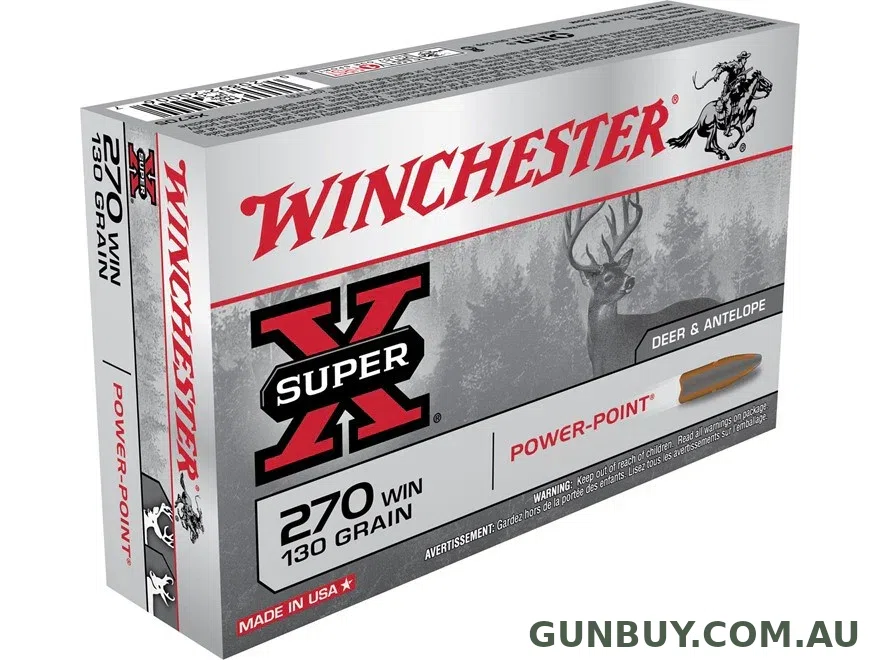 Winchester 270 SP 130gr 3060FPS - 270 Winchester