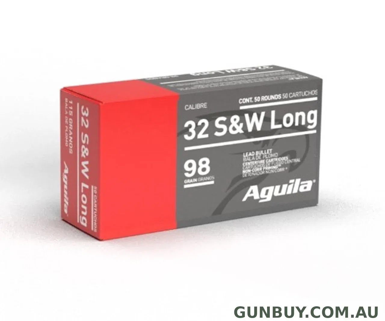 Aguila 32 S&W LONG 98LRN 1E322340