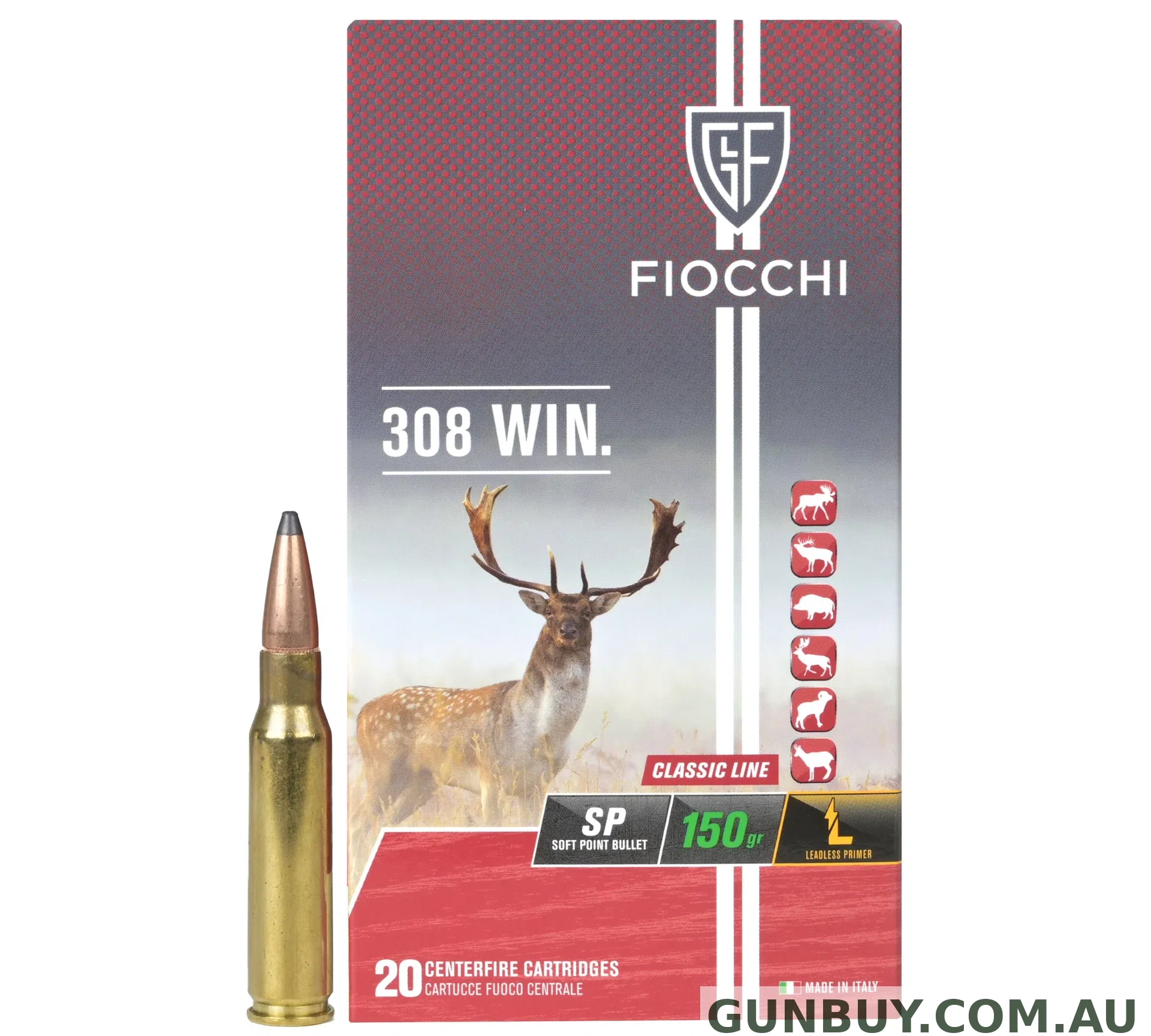 Fiocchi 308 SP 150gr 2788FPS