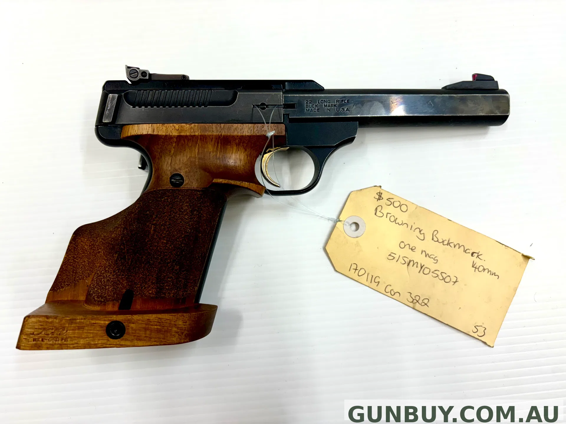 Browning Buckmark With Target Grip