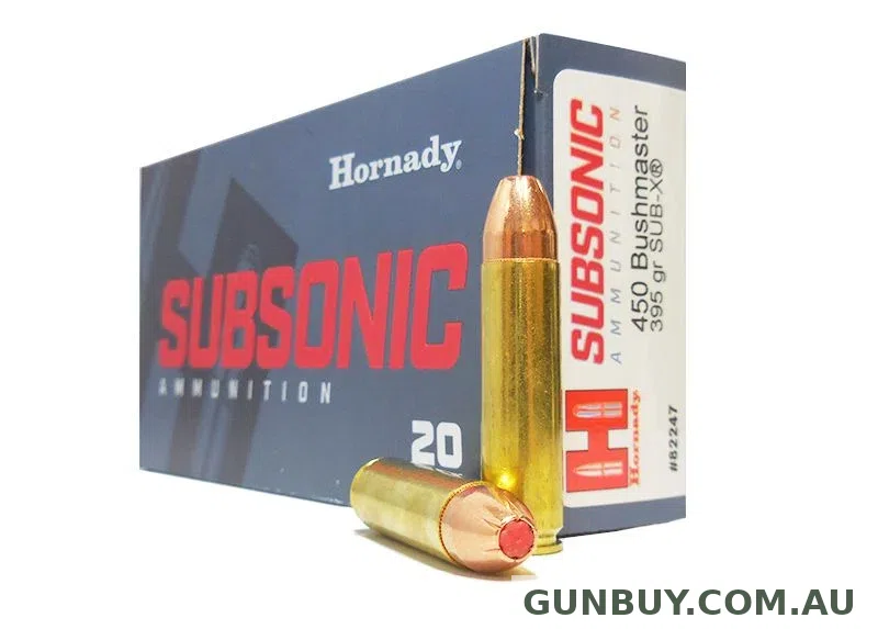 Hornady 450 Bushmaster SUB-X 395gr 1050FPS