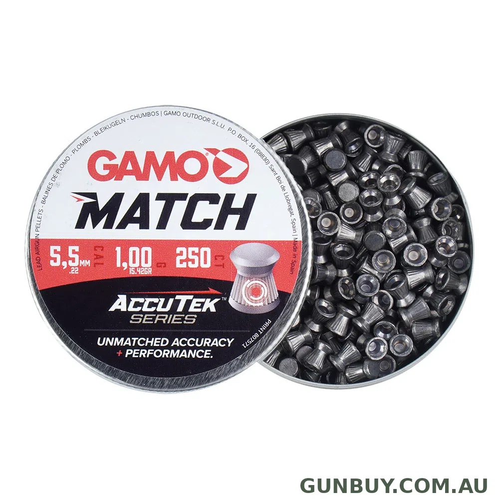 Gamo 22 MATCH 15.42gr ACCU TEK GAMP22