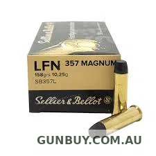Sellier & Bellot 357M 158gr Lead Flat Nose V311882