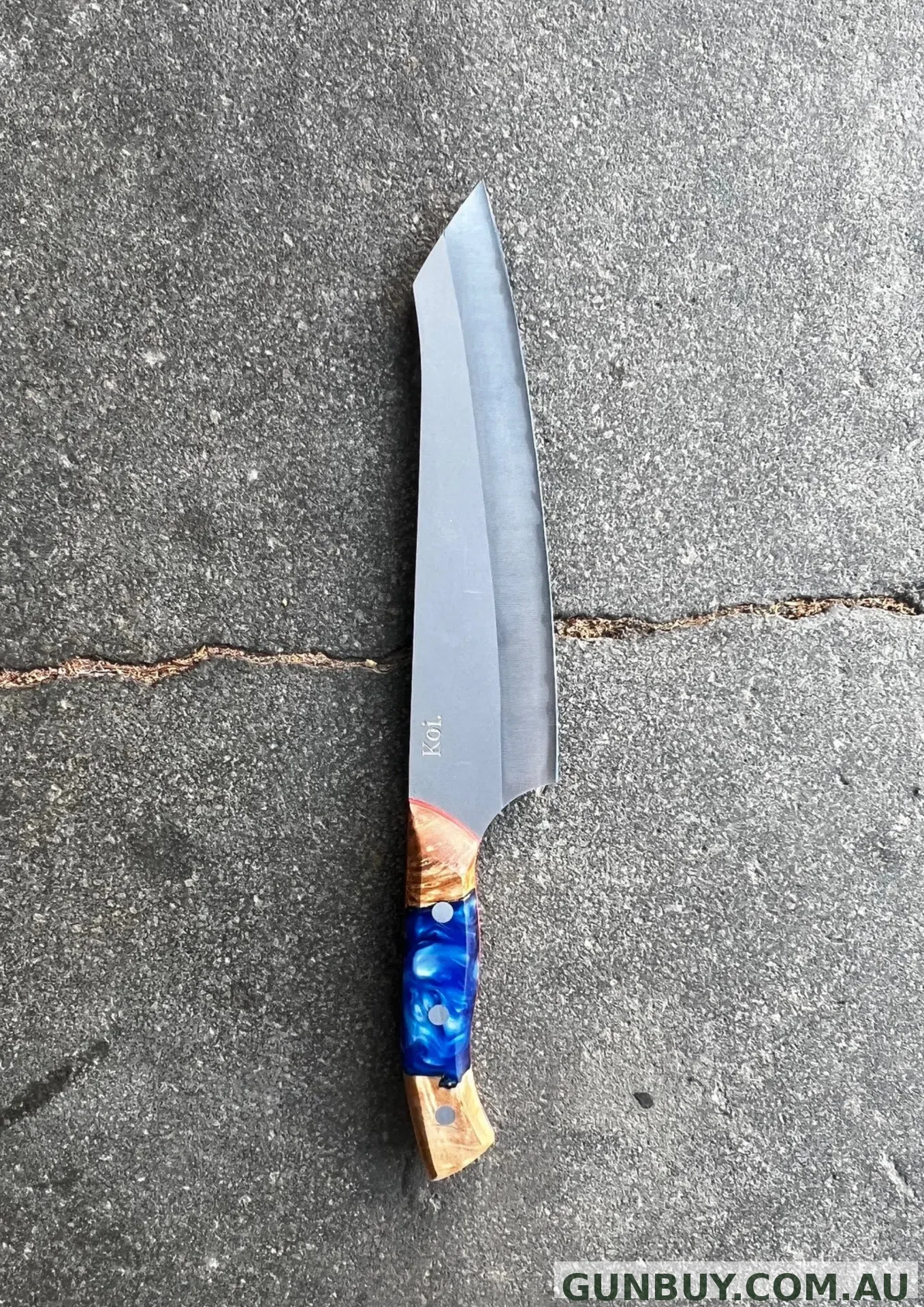 KOI DINGO FIXED BIG RED-DI-BLUE - Knife
