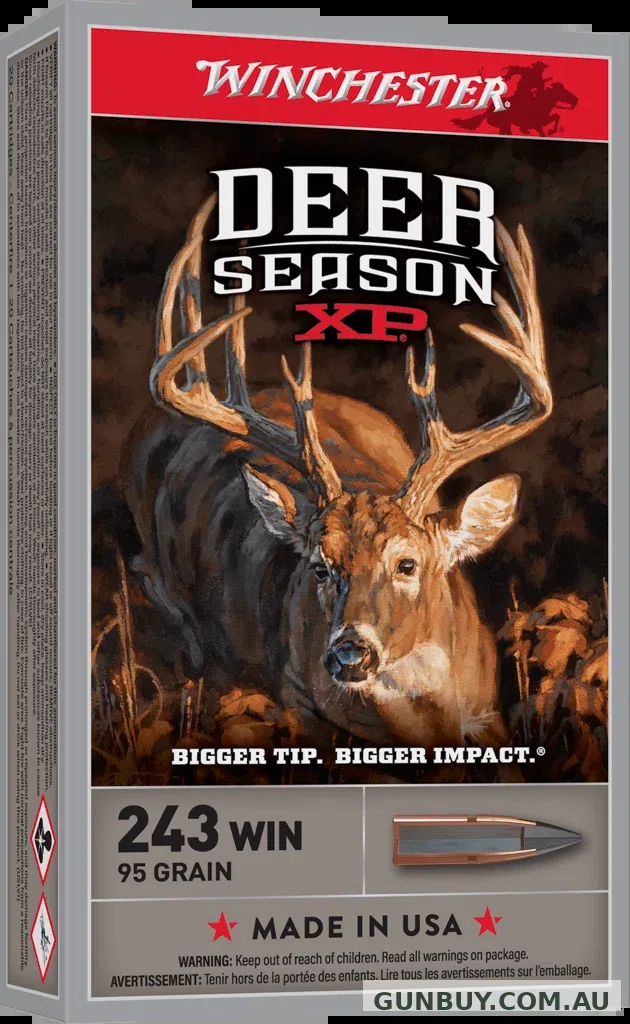 Winchester 243Win DeerSeasonXP 95gr 3100FPS