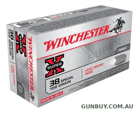 Winchester 38 Special LRN 158gr 755FPS