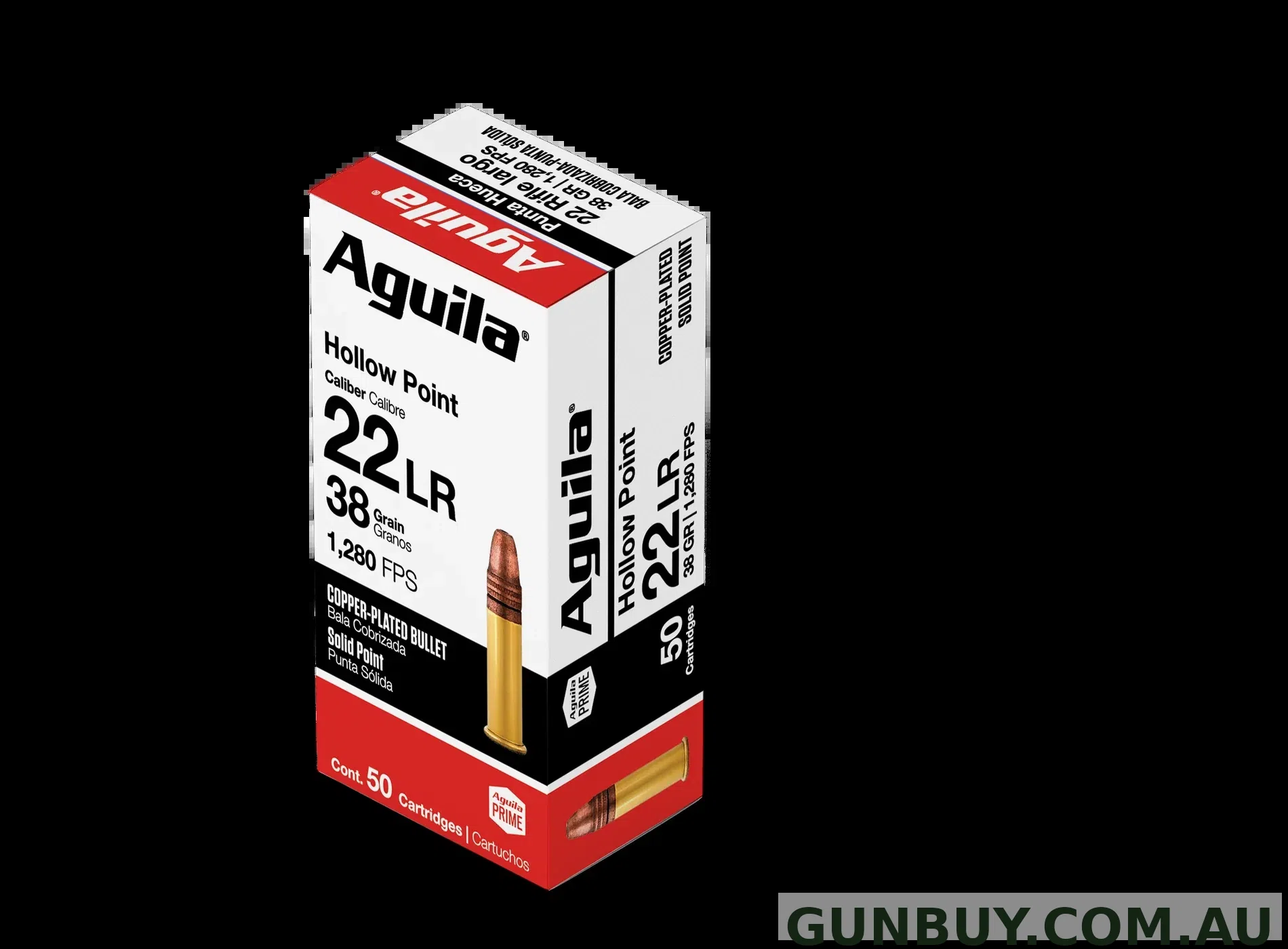 Aguila Super Extra 38gr HP 1280fps - 22 LR