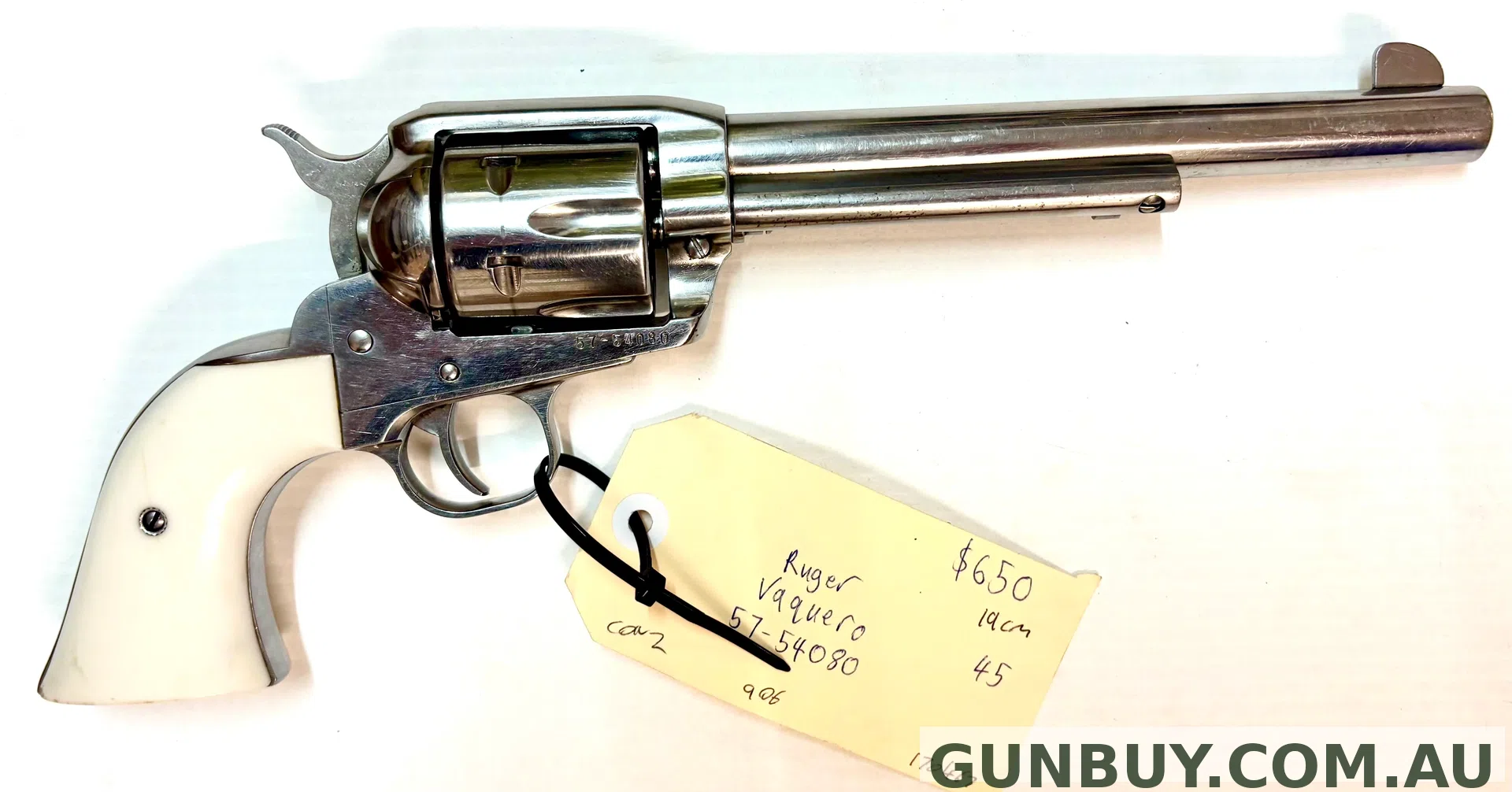 Ruger Vaquero .45 Single Action 190MM SS