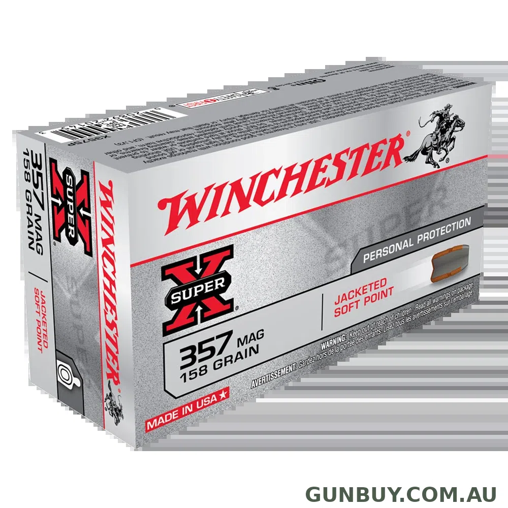 Winchester 357 Mag JSP 158gr 1235FPS