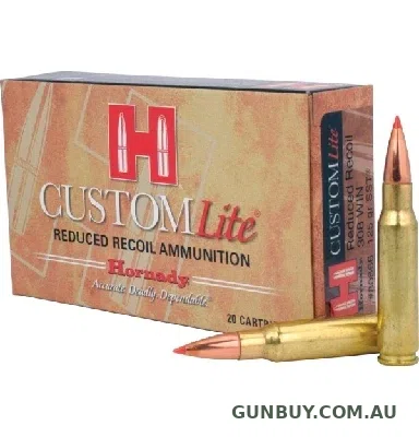 Hornady 308Win CustomLite 125gr 2675FPS - 308 Winchester