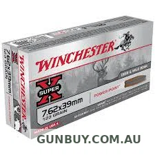 Winchester 7.62x39 SP 123gr 2365FPS