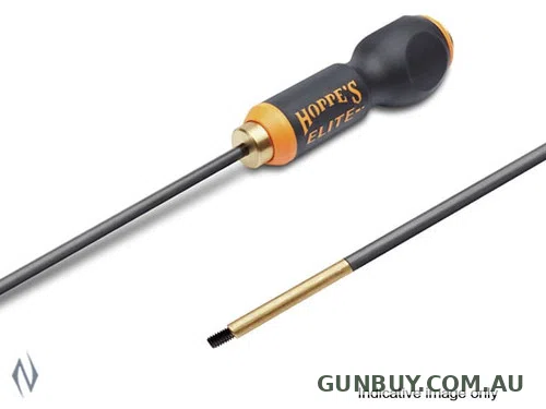 Hoppes Elite Cleaning Rod 1 Piece Carbon .17 Rifle 36in
