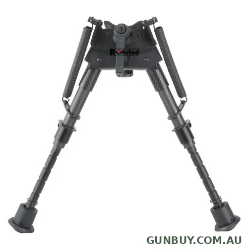 Rokstad Carbon Fiber 6-9" Swivel Spring Bipod