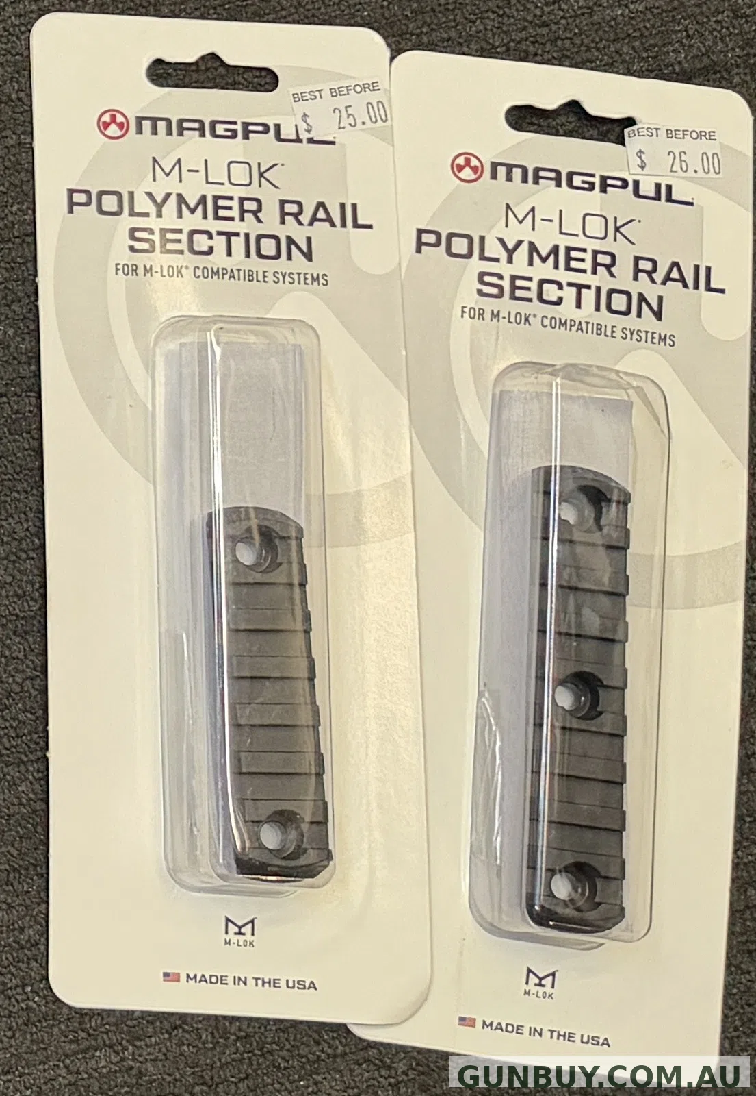 Magpul M-Lok Polymer Rail Section