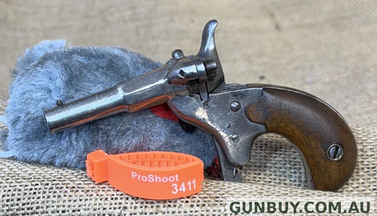 Belgium Garter Pistol, H, #3411