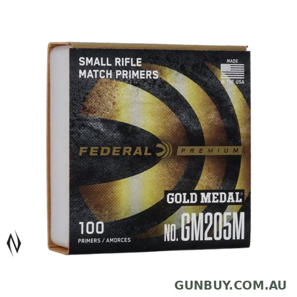 Federal Premium Gold Medal Small Rifle Primers #205M (100pk)