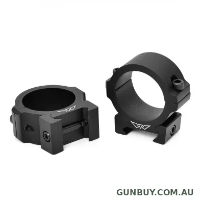 Warne 30mm Vapor Horizontal Low Matte Rings