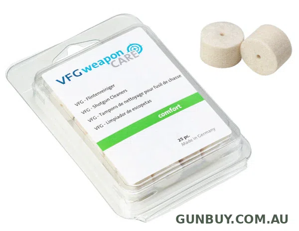 VFG Comfort Shotgun Cleaning Felts (25pk)