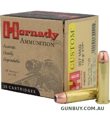 Hornady Custom Ammunition 357 Magnum 158 Grain XTP (25pk) (90562)