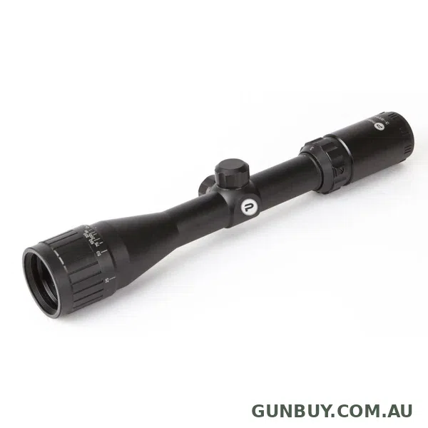 Pecar Optics Blue Carbon 3-9x44AO Rifle Scope Mil-Dot (P2-3944AO-MD)