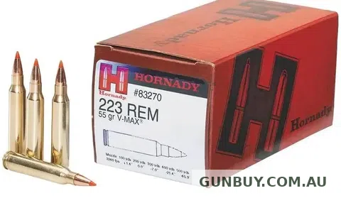 Hornady Custom Ammunition 55 Grain V-Max (50pk)