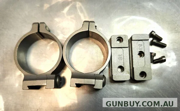Sako 75 USED Rings and bases - 30mm low stainless (S7530mm)