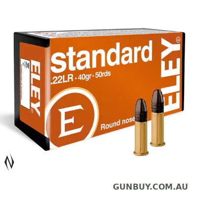 Eley Standard Ammunition 40 Grain Lead Round Nose (LRN) (50pk)